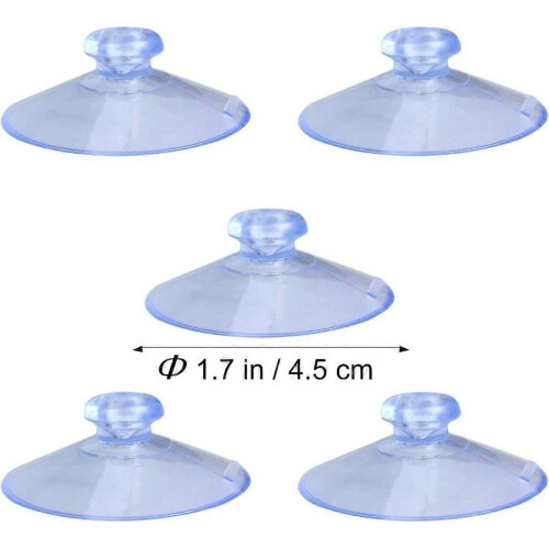 Double Sided Suction Cups: 50 Pieces Clear Suction Cups PVC Plastic Suction Cup 2