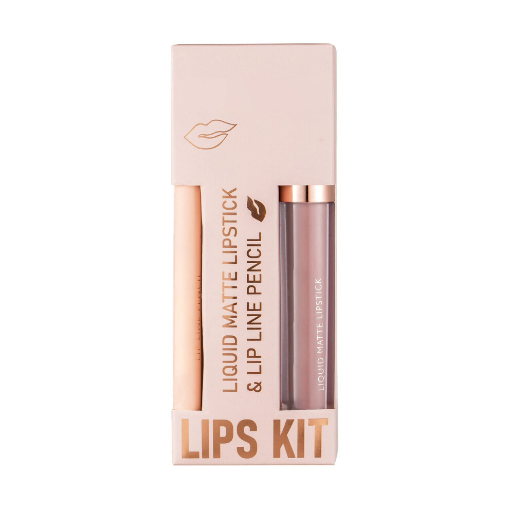 Lipstick and Lipliner Set Matte Long Lasting Waterproof Combo Rich Color Smooth Application Gift for Women