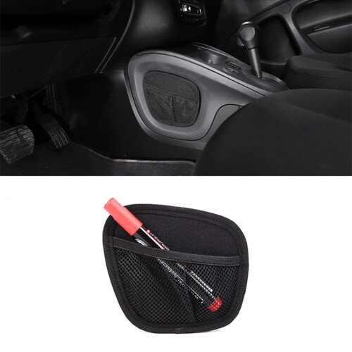 For    Fortwo Forfour 453 Car Central Control Side Storage Bag Net String Bag Mesh Patch Pocket 2