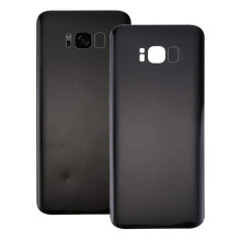 Black Replacement Back Cover with Seamless Finish Durable Battery Door for Galaxy S8 Plus/S8+
