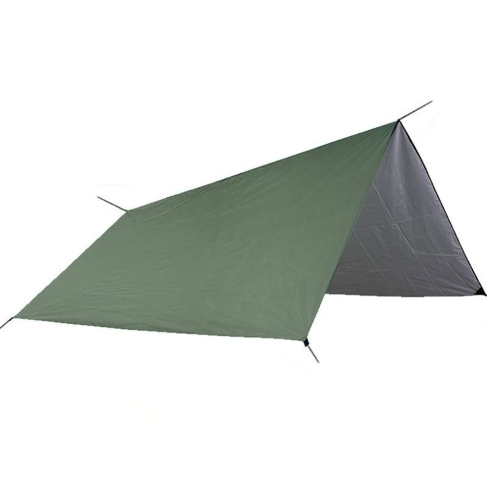Camping Tarp 300X300cm Waterproof Rain Fly Shelter, Lightweight Durable Oxford Sunshade For Outdoor 9045646734385