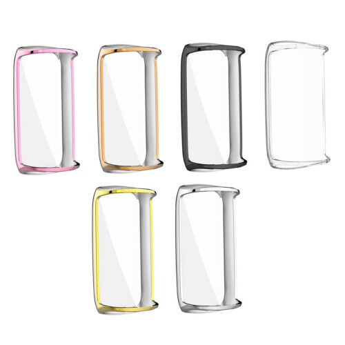 6 Pack Smartwatch Screen Protector Case, Flexible TPU Full Coverage Clear Watch Shell