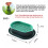 Cat Grass Planter 3Pack Indoor Soilless Hydroponic Growing Kit with Double Layer Reusable Design 3