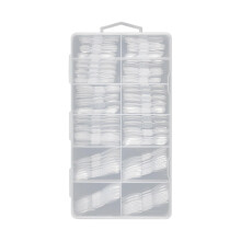 Reusable Clear Nail Extension Forms with Precision Scale Markings for Acrylic and UV Gel, 120 Pieces