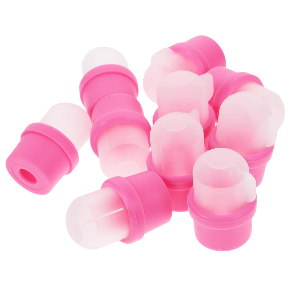 20PCS Nail Polish Remover Clips Soft Fit Reusable Soak Off Caps for Salon and Home Use