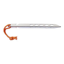 Lightweight Titanium Tent Stakes Set for Camping and Beach, Heavy Duty Pegs with Easy Rope Attachment