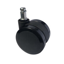Office Chair Casters 2.5 Inch M10 M11 Quiet Rolling Replacement Chair Wheels Set of 5 Black