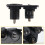 12V-24V Auto Boot Socket Dual USB Lader Voltmeter Schakelpaneel voor Voertuig Auto Boot Motor Home 5