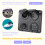 12V-24V Auto Boot Socket Dual USB Lader Voltmeter Schakelpaneel voor Voertuig Auto Boot Motor Home 6