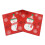 Julesnemandspapirservietter 33x33cm 20 stk 1
