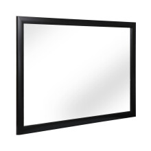 24 x 36 in Black Metal Frame Wall Mirror