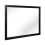 24 x 36 in Black Metal Frame Wall Mirror 1