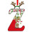 Pendentif de sapin de Noël avec 26 lettres 1