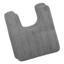 U-vormige, absorberende, antislip toiletmat (2 stuks)