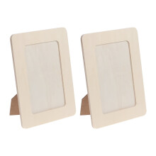 Cadre photo créatif combinant argile neige légère (2 pièces)