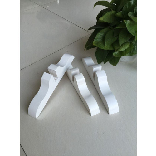2 supports de séparation de pièce en bois blanc