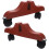 Supporto divisorio per schermo con base in plastica e ruote (2 pezzi) 1