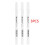 Hvide overstregningstuscher med 0,8 mm fin spids, 3 stk. 1
