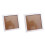 2 Pack White Square Pine Wood Photo Frames 1