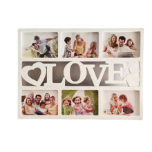 Retro Firkantet Collage Fotoramme – Holds6Photos