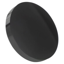 Rund spegel i svart obsidian, 8 cm