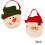 Flanelljulklappspåsar – Tomte, ren och snögubbe 1