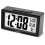 Digital Alarm Clock Compatible with Sharp LCD White 1