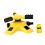 2pcs Automatic Rotating Lawn Sprinkler with Tripod, 360 Rotation, Wide Area Coverage, Durable Design 1