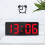 Viflosae Digital Alarm Clock Black Large LED USB Powered 1