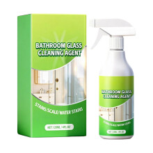Daily Shower Cleaner 120ml Spray, Fast Grime Removal Bathroom Cleaner with Longlasting AntiFog Formula for Tile, Glass and Grout