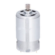 Motor de CC para coches eléctricos infantiles, motor eléctrico universal 555 de 12 V de repuesto con alto par y rendimiento estable, micromotor