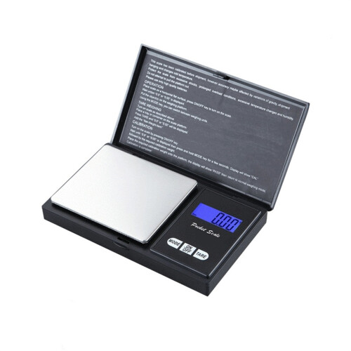Ψηφιακή ζυγαριά τσέπης Precision500g0.01g, Ψηφιακή οθόνη LCD υψηλής ακρίβειας με αισθητήρα,