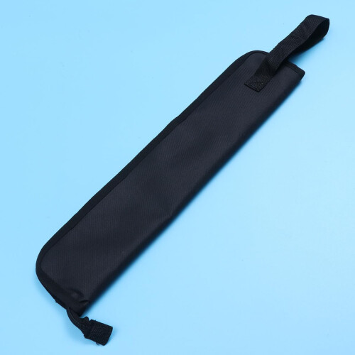 Black Drumstick Bag with Shoulder Straps, Quick Access and Secure Carry for Drummers and Percussionists 2