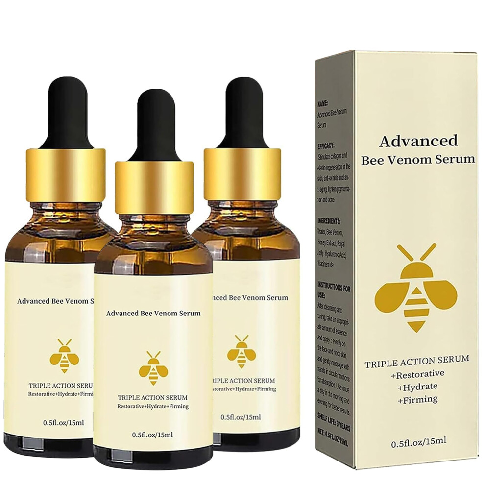 Bee Venom Serum Anti Aging Face Serum with Deep Hydration Boost for Wrinkles and Firm Smooth Skin