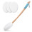 Back Lotion Applicator with 4 Replaceable W Pads for Back Lotion Applying 1