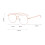 Blue Light Blocking Reading Glasses +350 Oversized Computer Readers Anti Eyestrain Flat Light Mirror C7 3