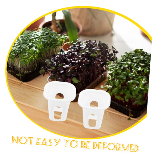50pcs Hydroponic Net Pots for Vegetables and Herbs, Durable Plastic Baskets with Enhanced Root Aeration and Fast Drainage 1