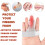 Adjustable Aluminum Finger Splint for Trigger Finger Support and Arthritis Relief, Grey 4