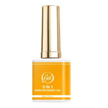 9 in 1 Nail Glue Gel with Precision Brush Tip, Long Lasting Clear Gel Nail Adhesive for Press On Nails