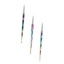 3Pcs Nail Art Drawing Pen Set, Precise Control Manicure Design Tool for Creative DIY Nails