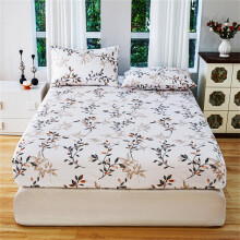 King Size Waterproof Fitted Sheet and Pillowcase Set, Deep Pocket 6–18 Inch, Soft Fade Resistant Microfiber