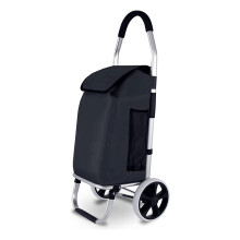 Foldable Stair Climbing Shopping Cart with Lightweight Aluminum Frame and Ergonomic Handle for Groceries