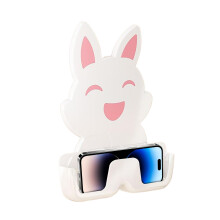 Wall Mounted Eyeglass Holder with Quick Access Lid, No Drill White Sunglasses Storage Box for Bedroom