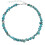 Women Boho Turquoise Choker Necklace Irregular Turquoise Short chains 1