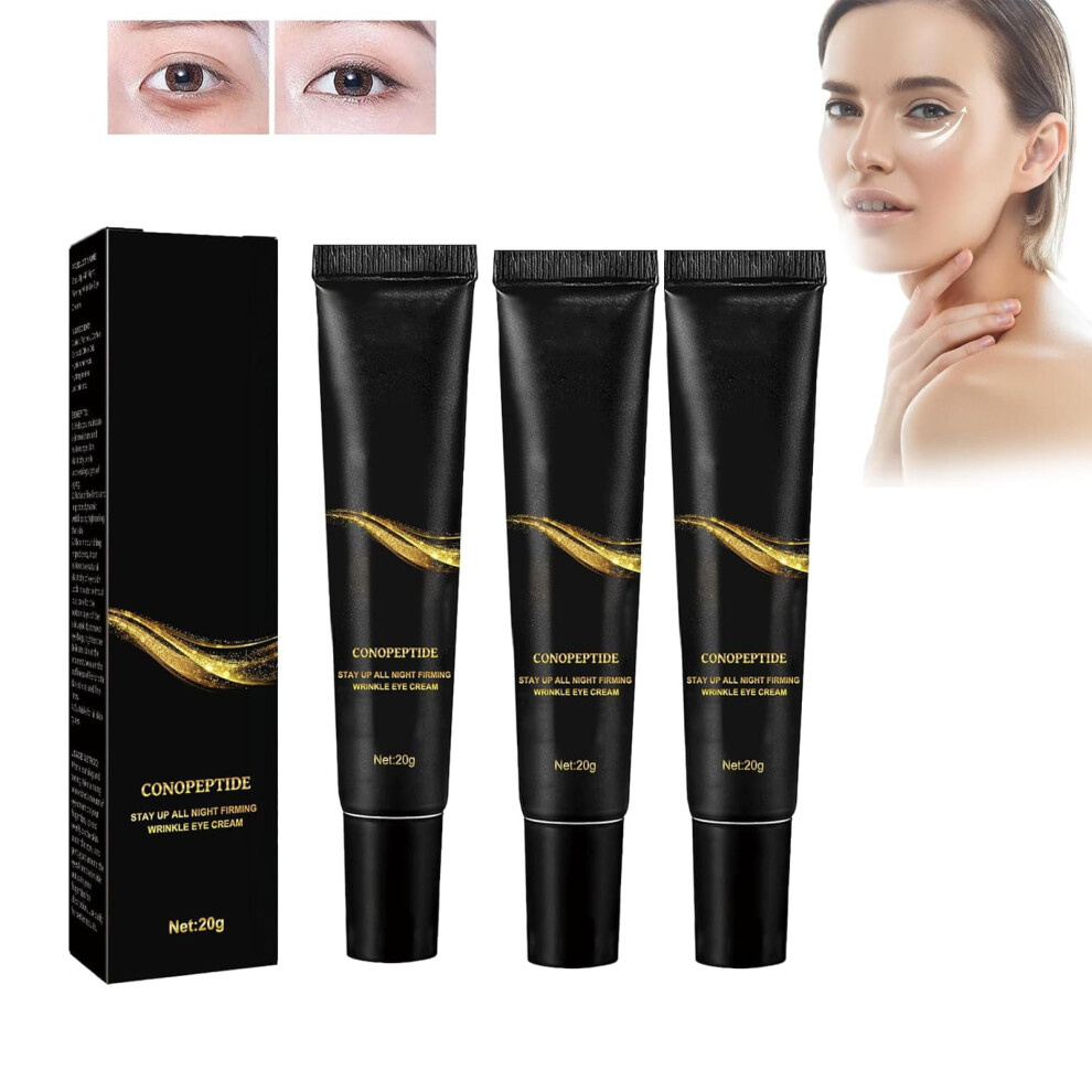 Cream/Dark Antiaging Eye Set, Instant Firming Eye For Puffiness, Circles And Wrinkles (3Pcs)