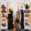 Τρομακτικό, χαρούμενο Halloween διακοσμητικό, οικολογικό χαρτί εσωτερικής 4