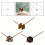 3D-urverkssats med stora metallvisare 4