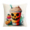 Capa de Almofada Yooshoverk com Estampa de Abóbora de Halloween, 45 x 45 cm (17,72 x 17,72 polegadas), Capa de Almofada com Estampa de Abóbora de 2