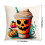 Capa de Almofada Yooshoverk com Estampa de Abóbora de Halloween, 45 x 45 cm (17,72 x 17,72 polegadas), Capa de Almofada com Estampa de Abóbora de 3