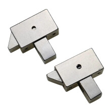 Push Button Cabinet Lock Nickel Finish Zinc Alloy Square Press Latch for ATM Vending Train Panel